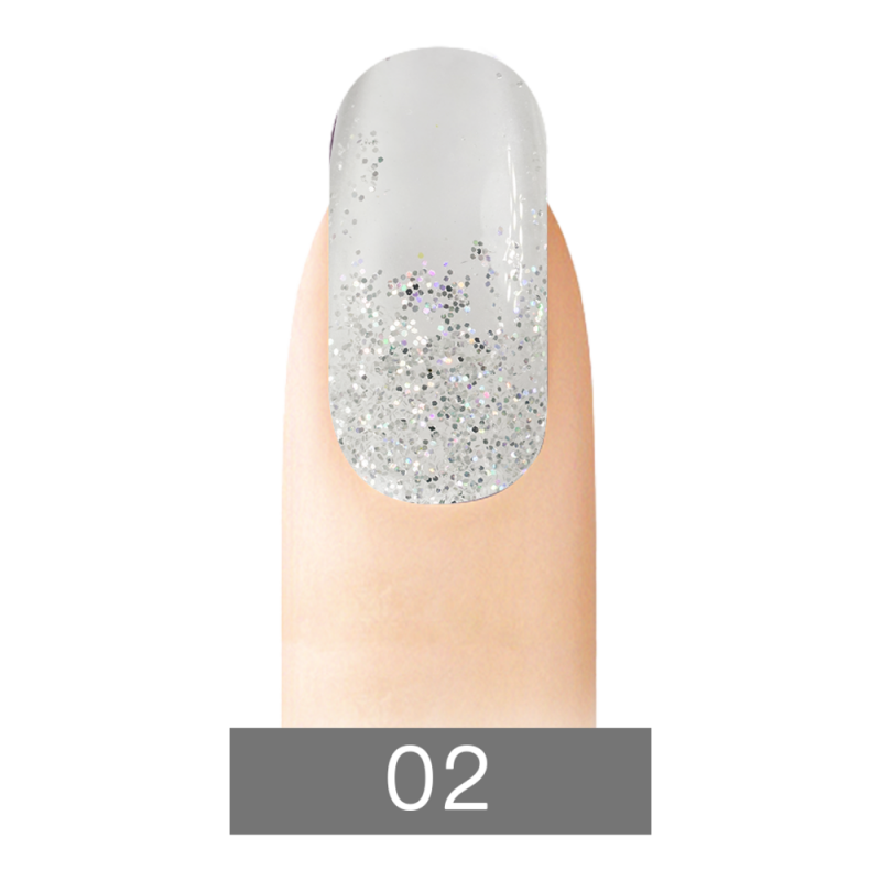 Cre8tion Nail Art Glitter, 002, 0.5oz KK1031 